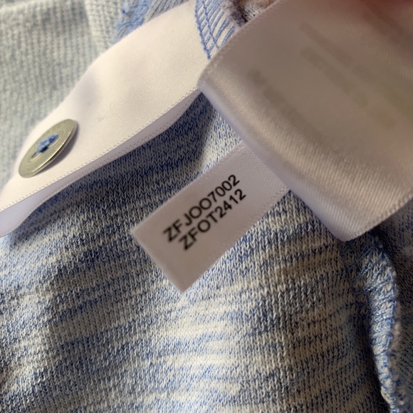 Calvin Klein blue cowl neck hi low sweater - Picture 11 of 12